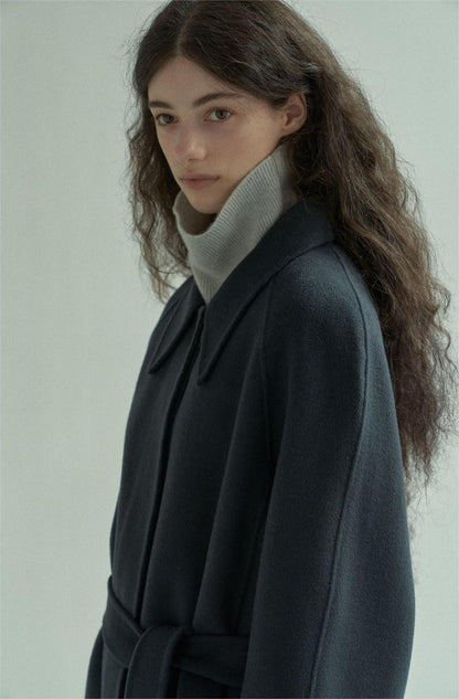 Handmade Lamb Wool  Barbara Overcoat