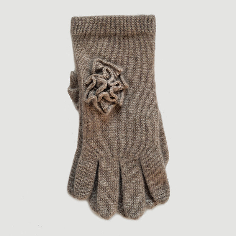 100% Cashmere Rose Glove