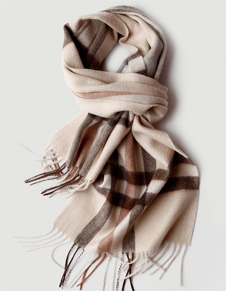 100% Cashmere Sandy Scarves