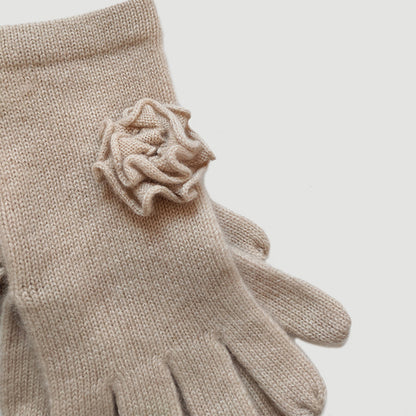 100% Cashmere Rose Glove