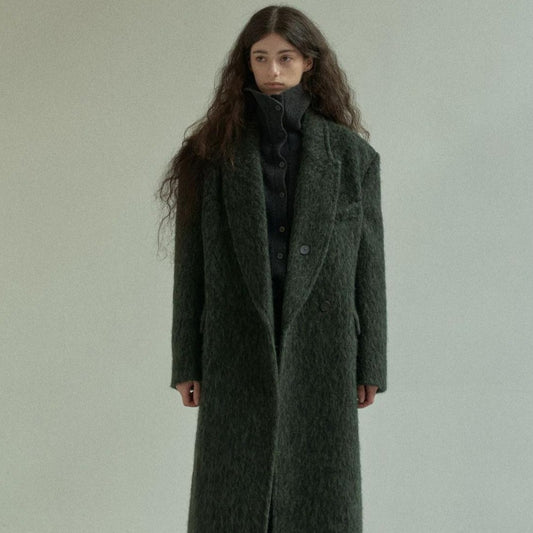 Handmade Lamb Wool Allison Overcoat