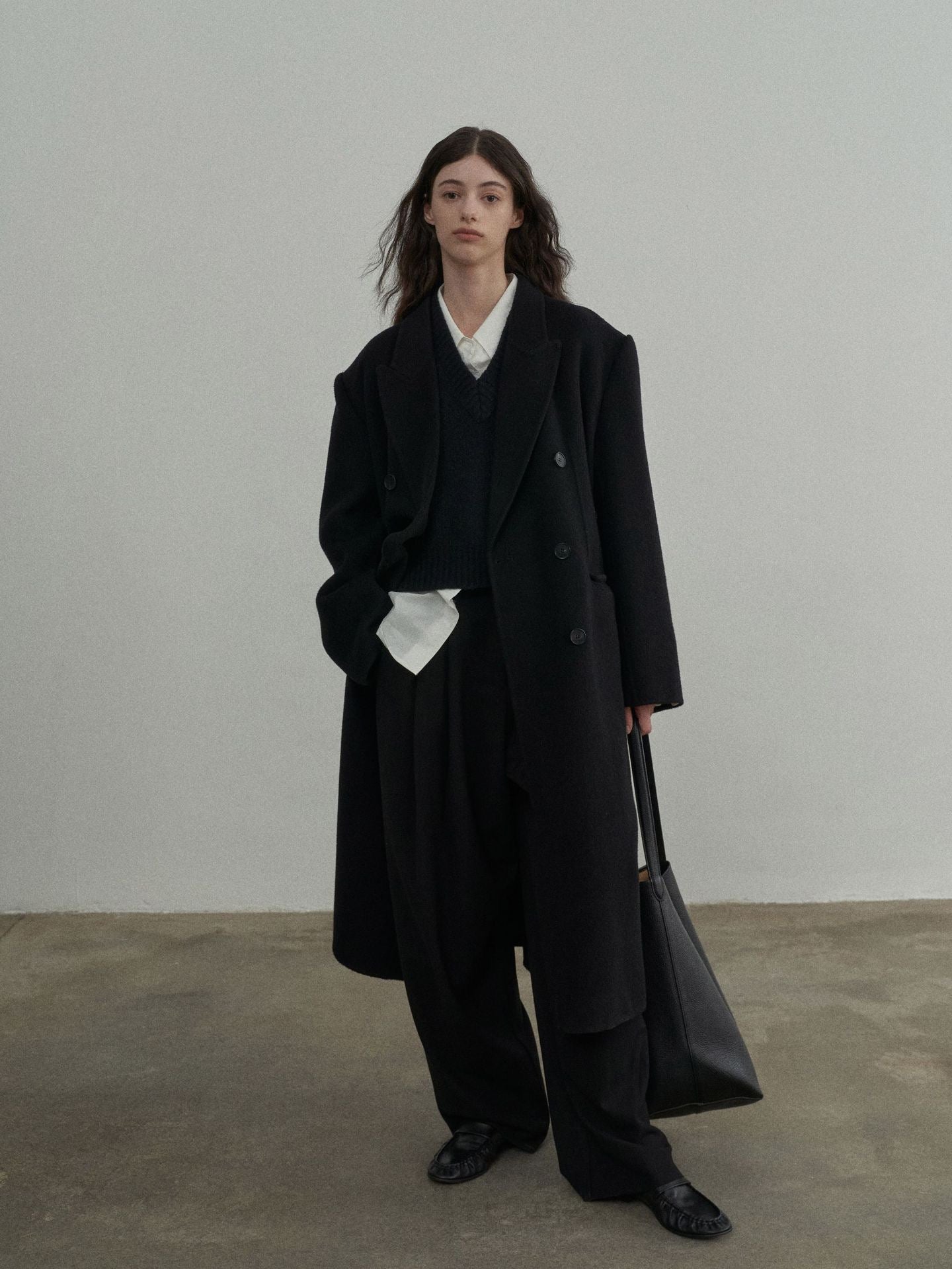 Handmade Lamb Wool Alice Overcoat