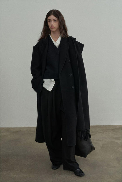 Handmade Lamb Wool Alice Overcoat