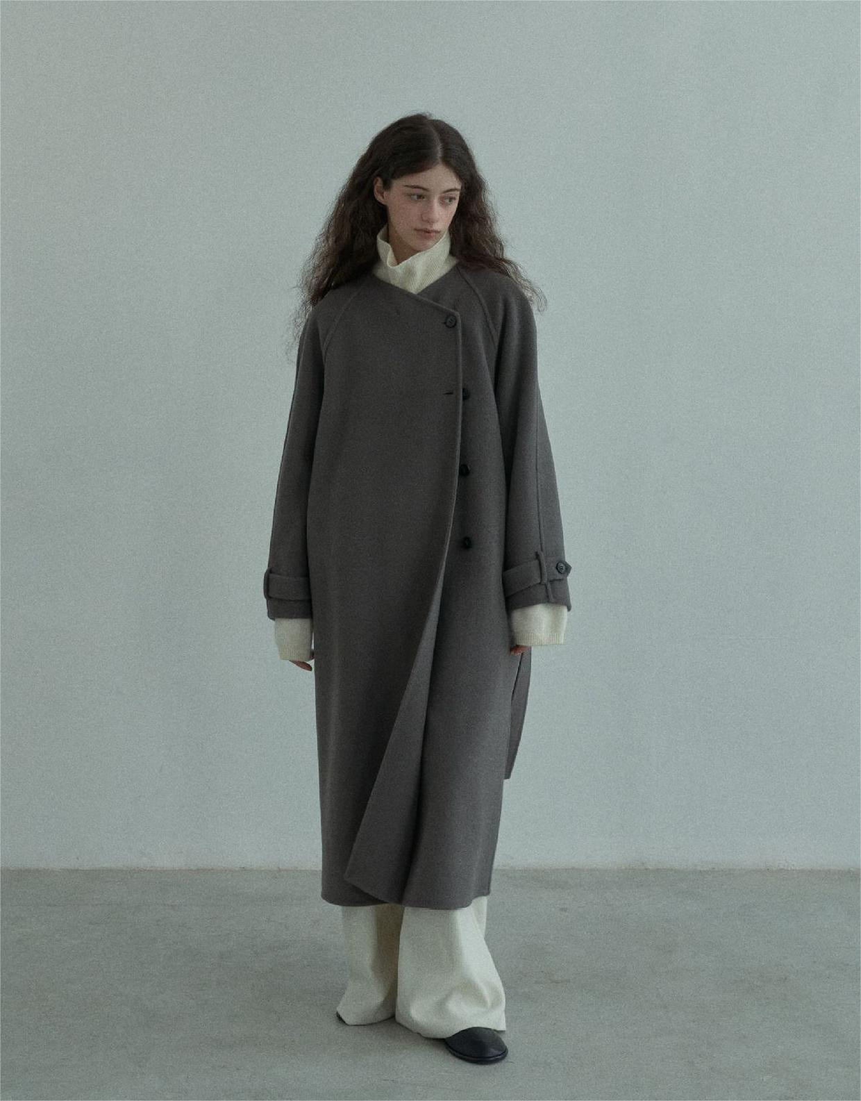 Handmade Lamb Wool Valentina Overcoat