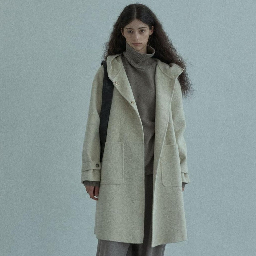 Handmade Lamb Wool Jimena Overcoat