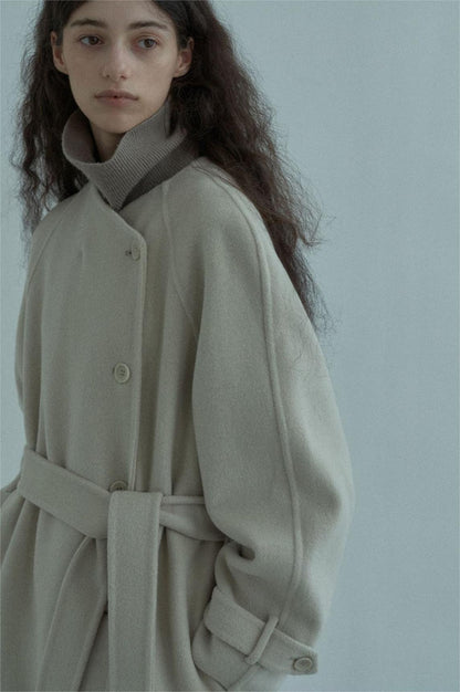 Handmade Lamb Wool Valentina Overcoat