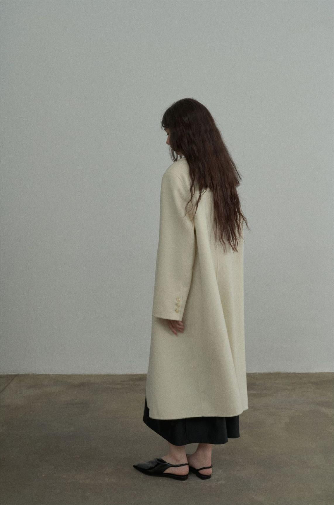 Handmade Lamb Wool Aitana Overcoat