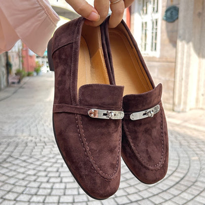 Genuine Lamb Suede Country Walk Loafer