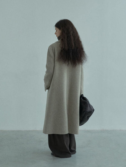 Handmade Lamb Wool Aitana Overcoat