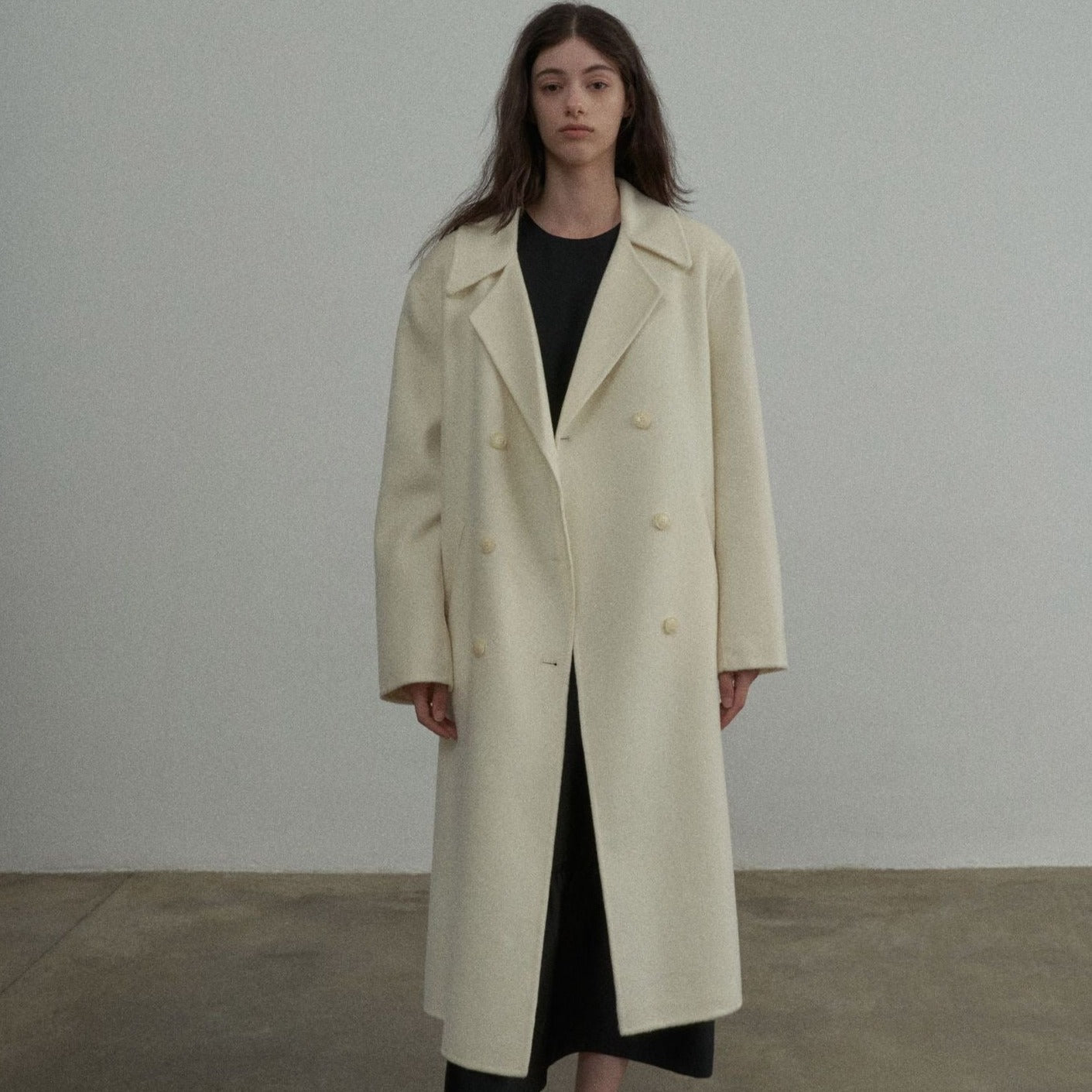 Handmade Lamb Wool Aitana Overcoat