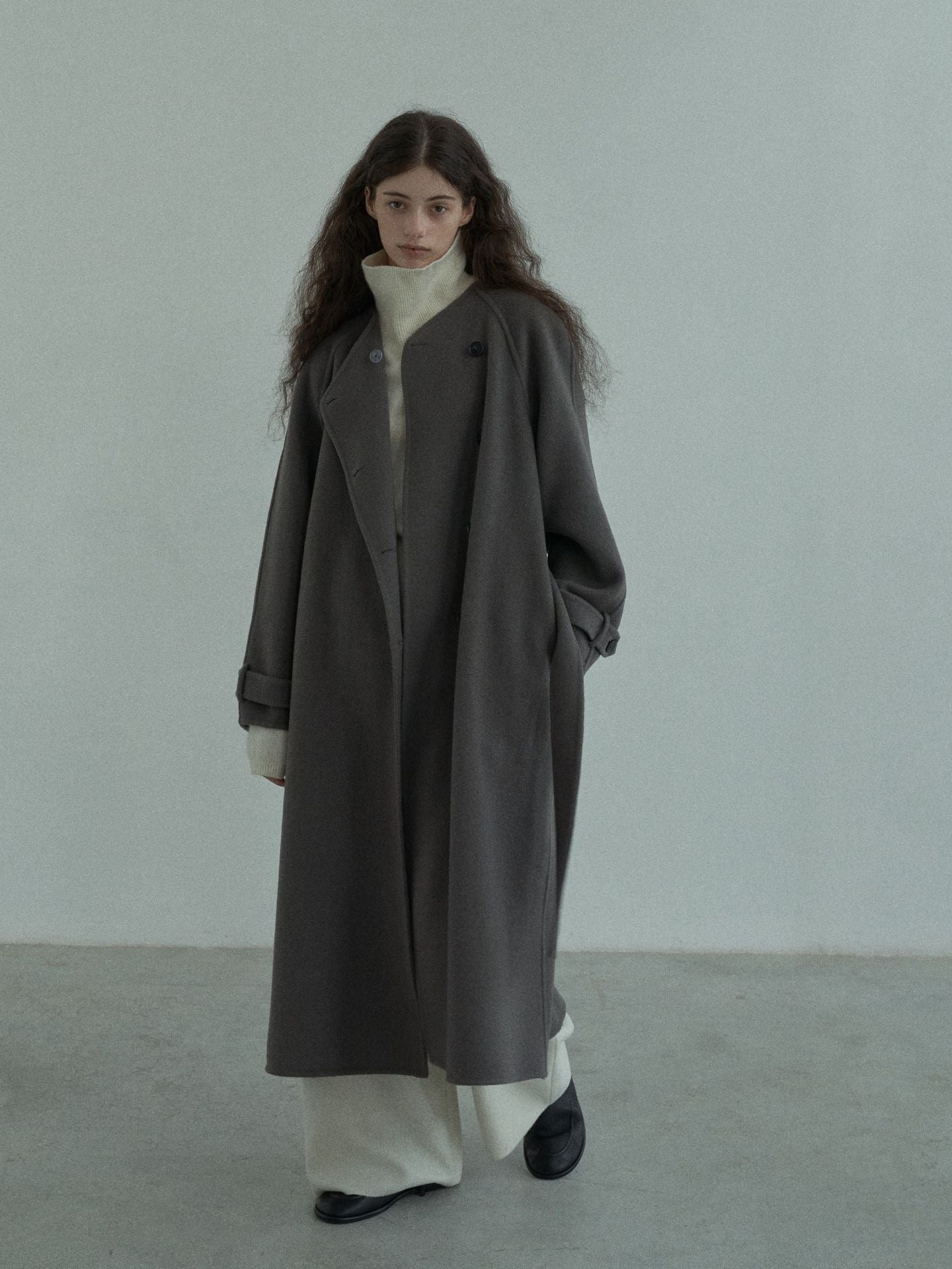 Handmade Lamb Wool Valentina Overcoat