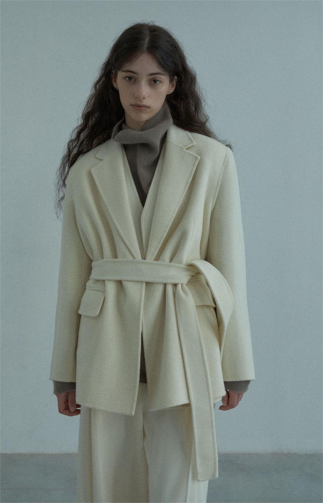 Handmade Lamb Wool Lara Overcoat