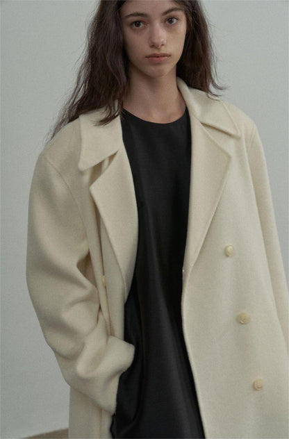 Handmade Lamb Wool Aitana Overcoat