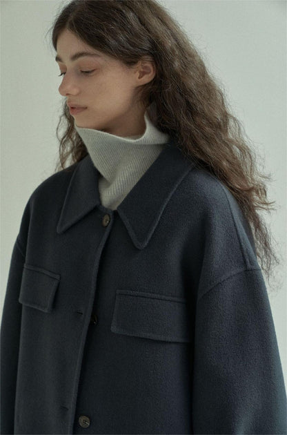 Handmade Lamb Wool Sofía Overcoat