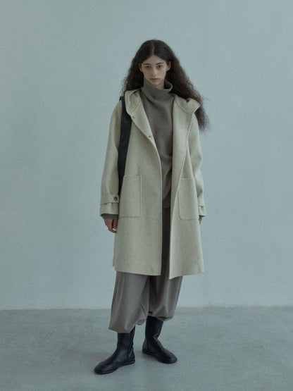 Handmade Lamb Wool Jimena Overcoat