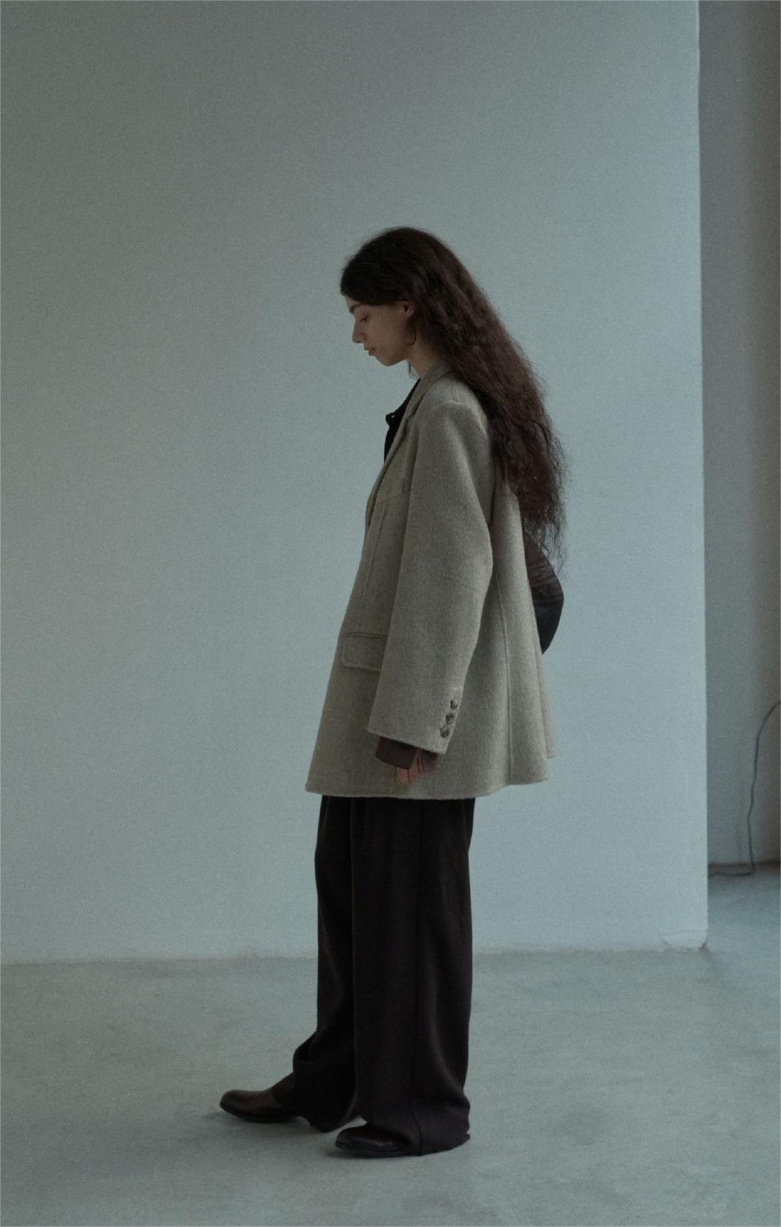 Handmade Lamb Wool Lucía Overcoat