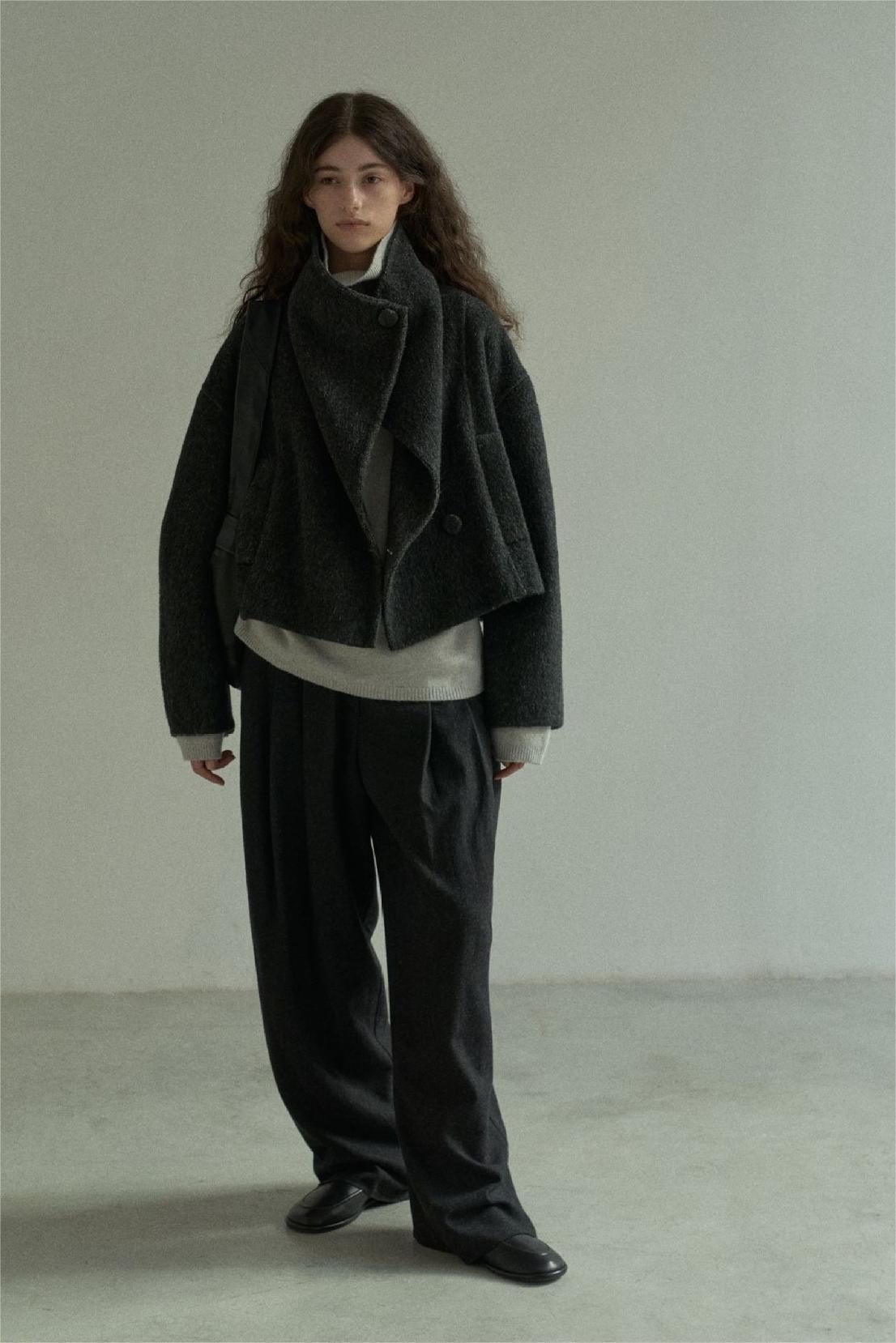 Handmade Lamb Wool Aviva Overcoat