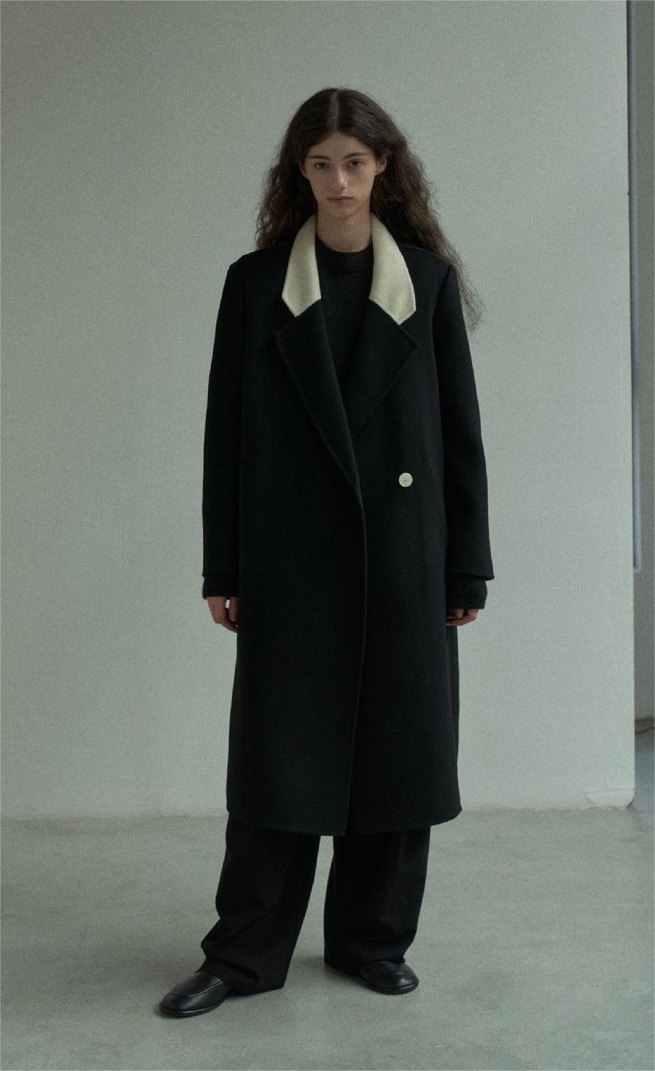 Handmade Lamb Wool Alba Overcoat