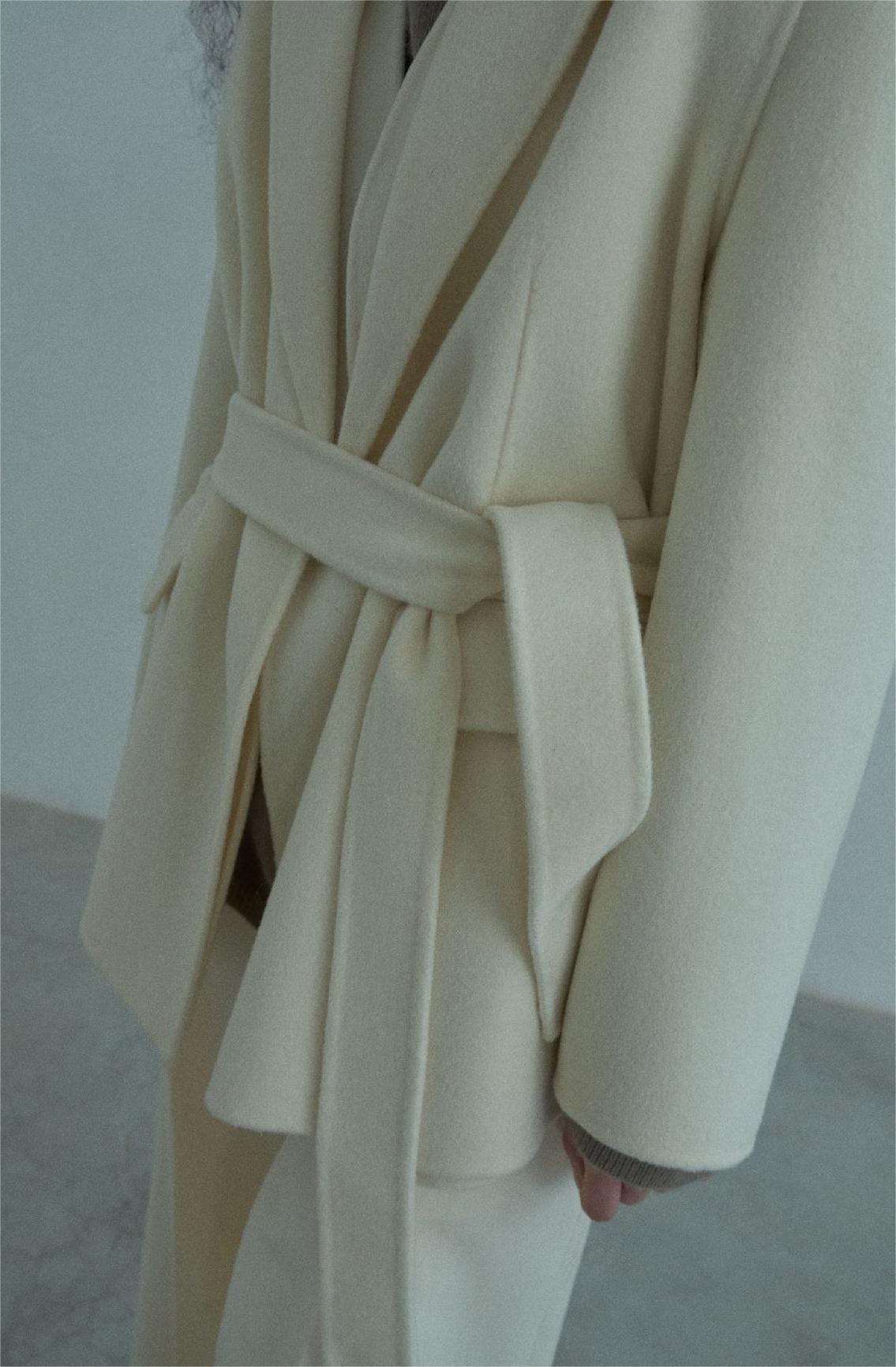 Handmade Lamb Wool Lara Overcoat