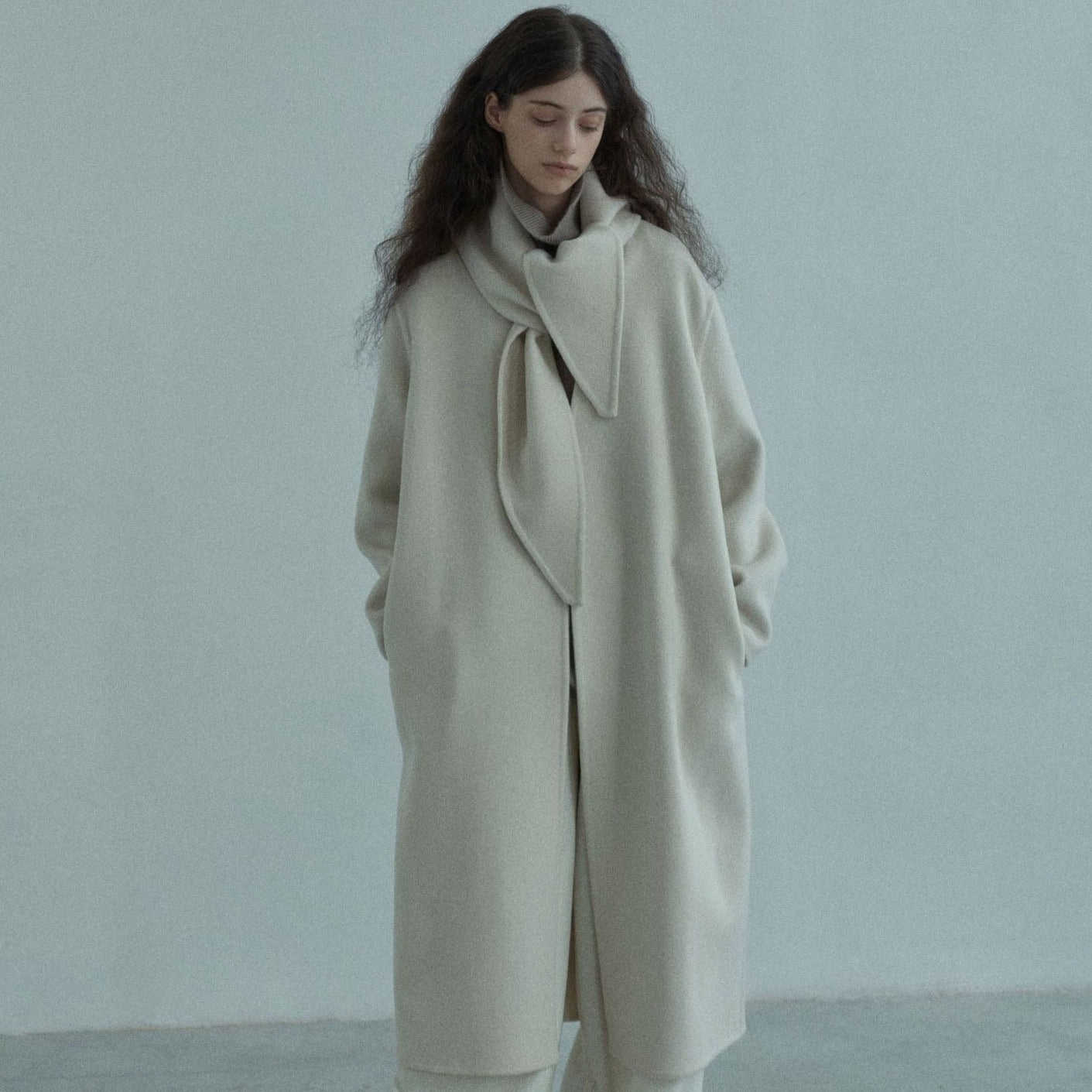 Handmade Lamb Wool María Overcoat