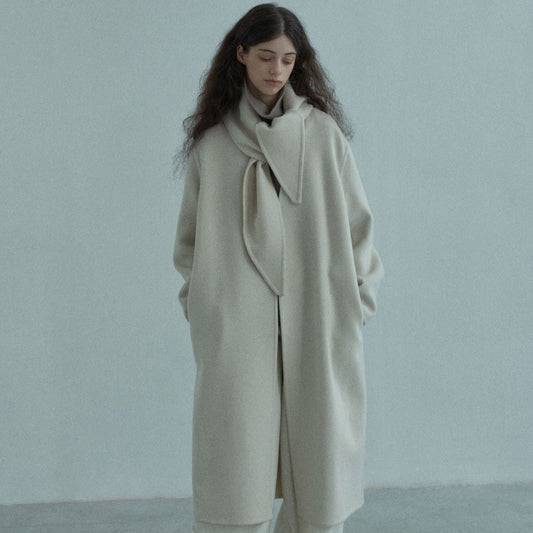 Handmade Lamb Wool María Overcoat