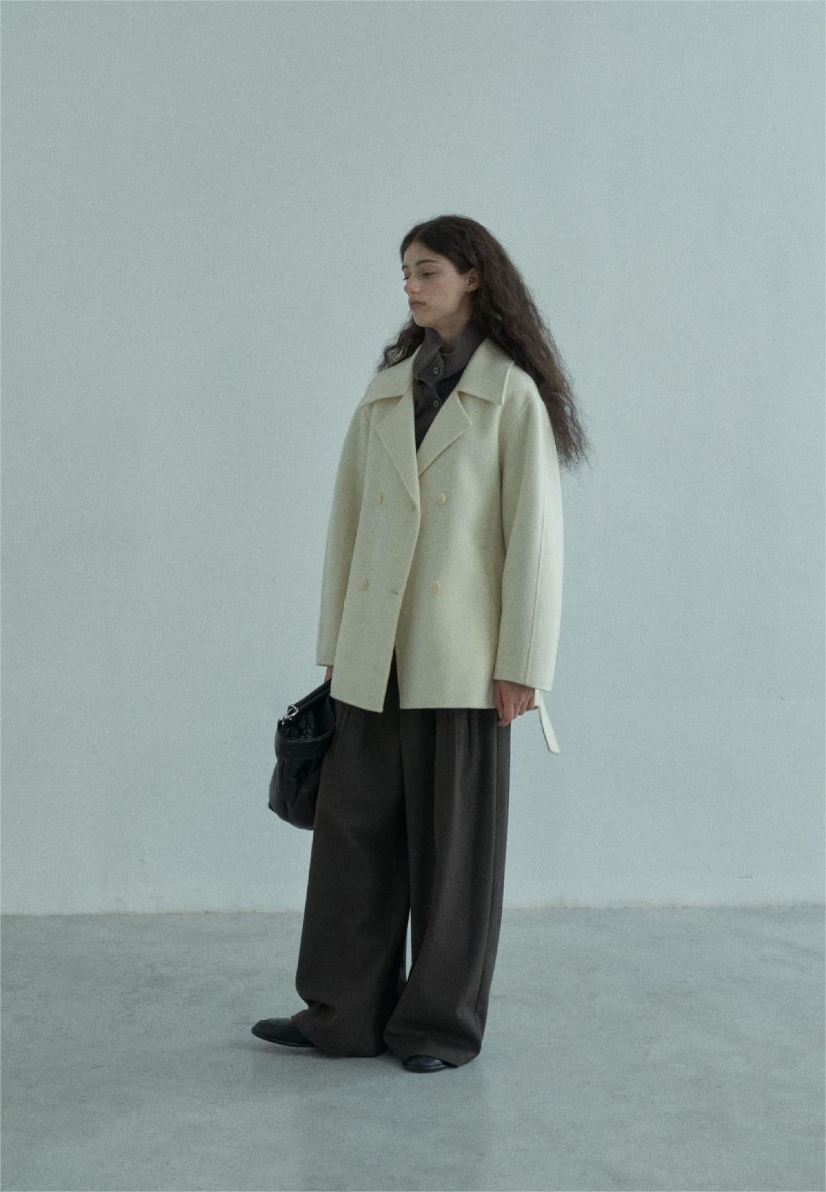 Handmade Lamb Wool Martina Overcoat