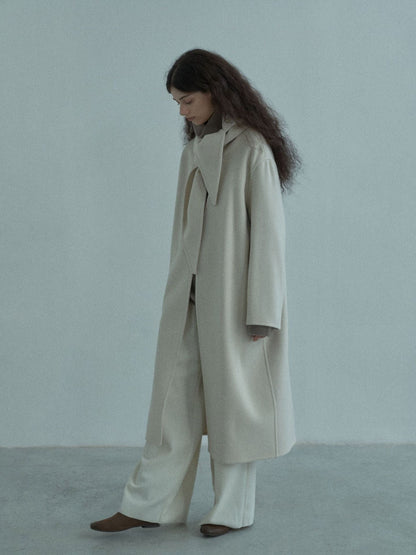 Handmade Lamb Wool María Overcoat