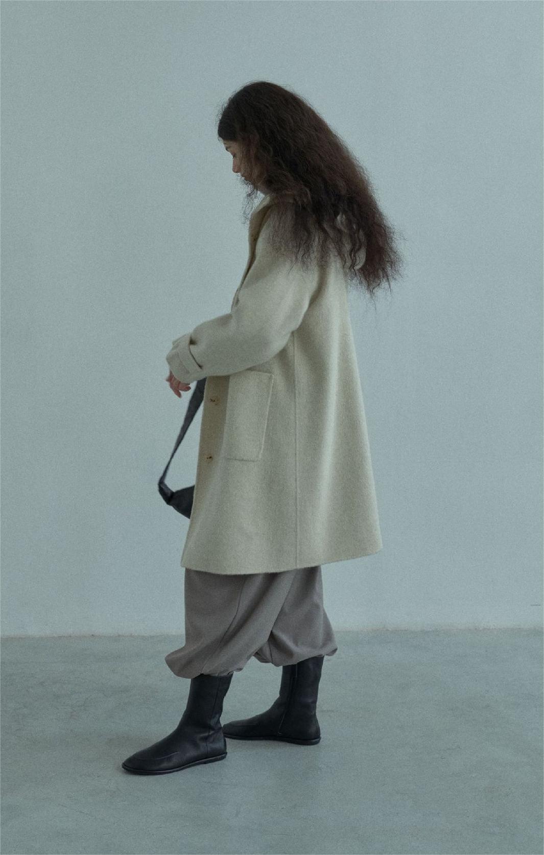 Handmade Lamb Wool Jimena Overcoat