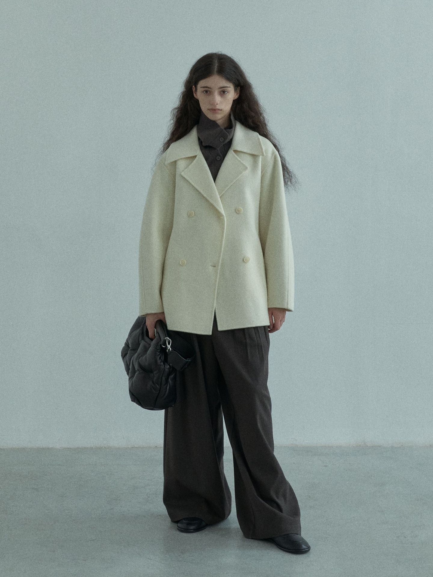 Handmade Lamb Wool Martina Overcoat