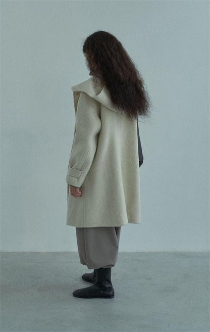 Handmade Lamb Wool Jimena Overcoat