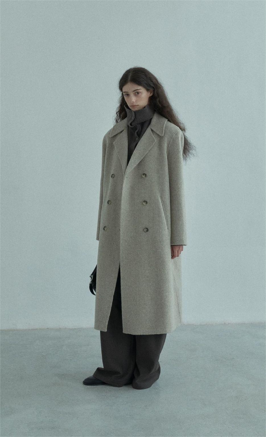 Handmade Lamb Wool Aitana Overcoat