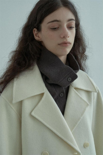 Handmade Lamb Wool Martina Overcoat