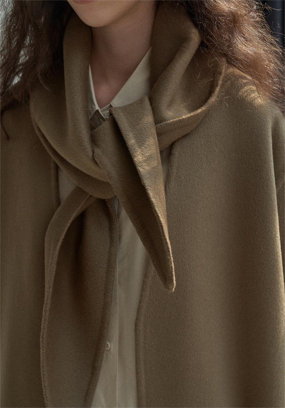 Handmade Lamb Wool María Overcoat