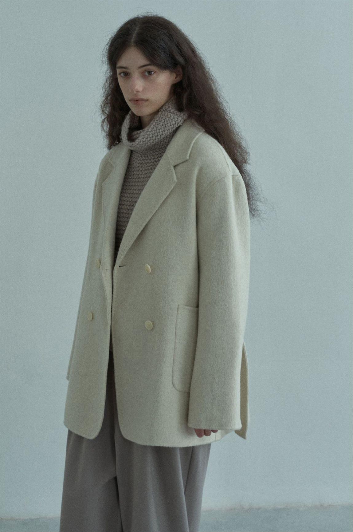 Handmade Lamb Wool Olivia Overcoat