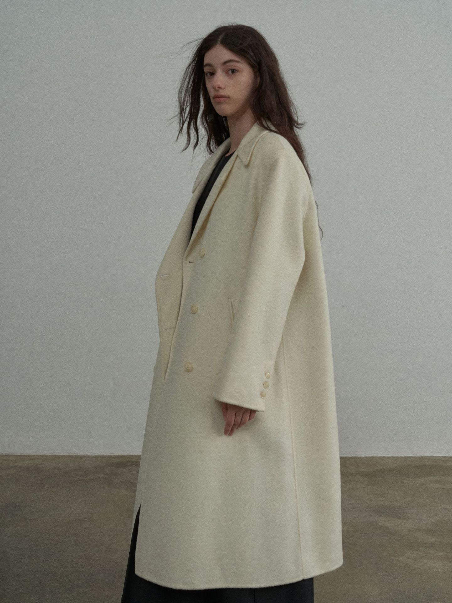 Handmade Lamb Wool Aitana Overcoat