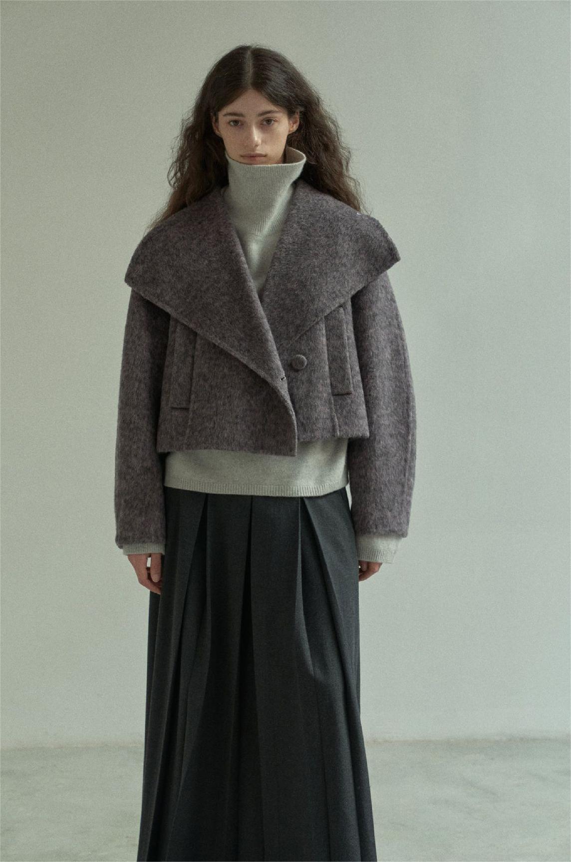 Handmade Lamb Wool Aviva Overcoat