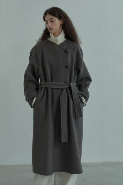 Handmade Lamb Wool Valentina Overcoat