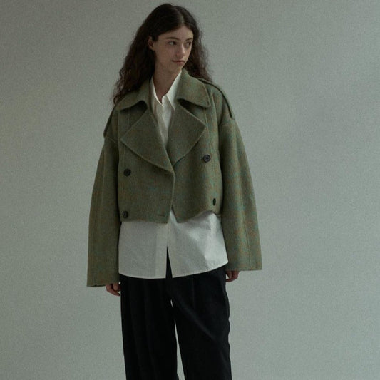 Handmade Lamb Wool Isabella Overcoat