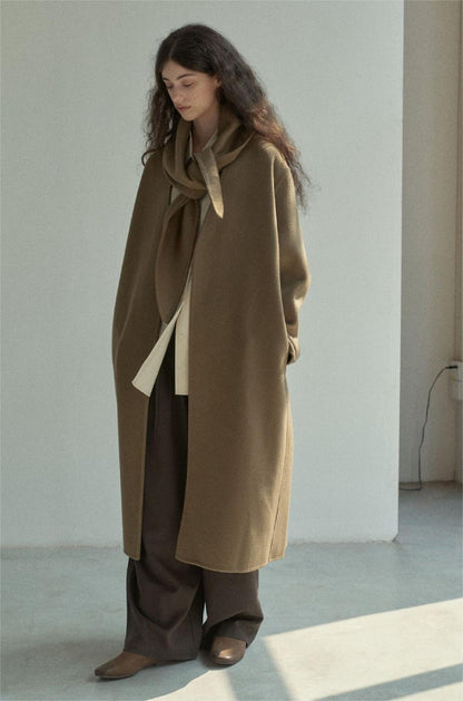 Handmade Lamb Wool María Overcoat