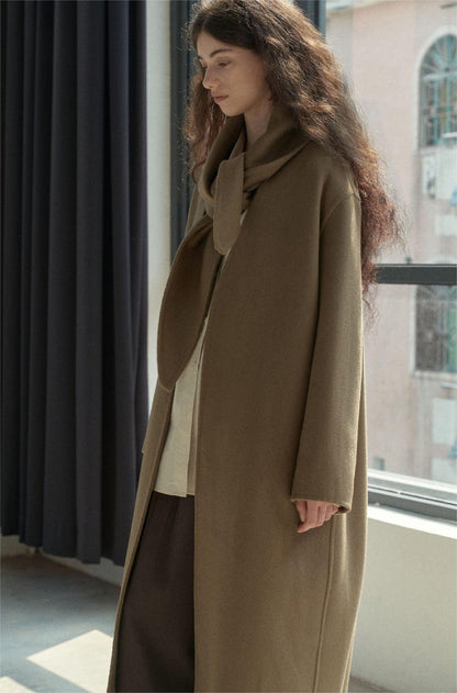 Handmade Lamb Wool María Overcoat