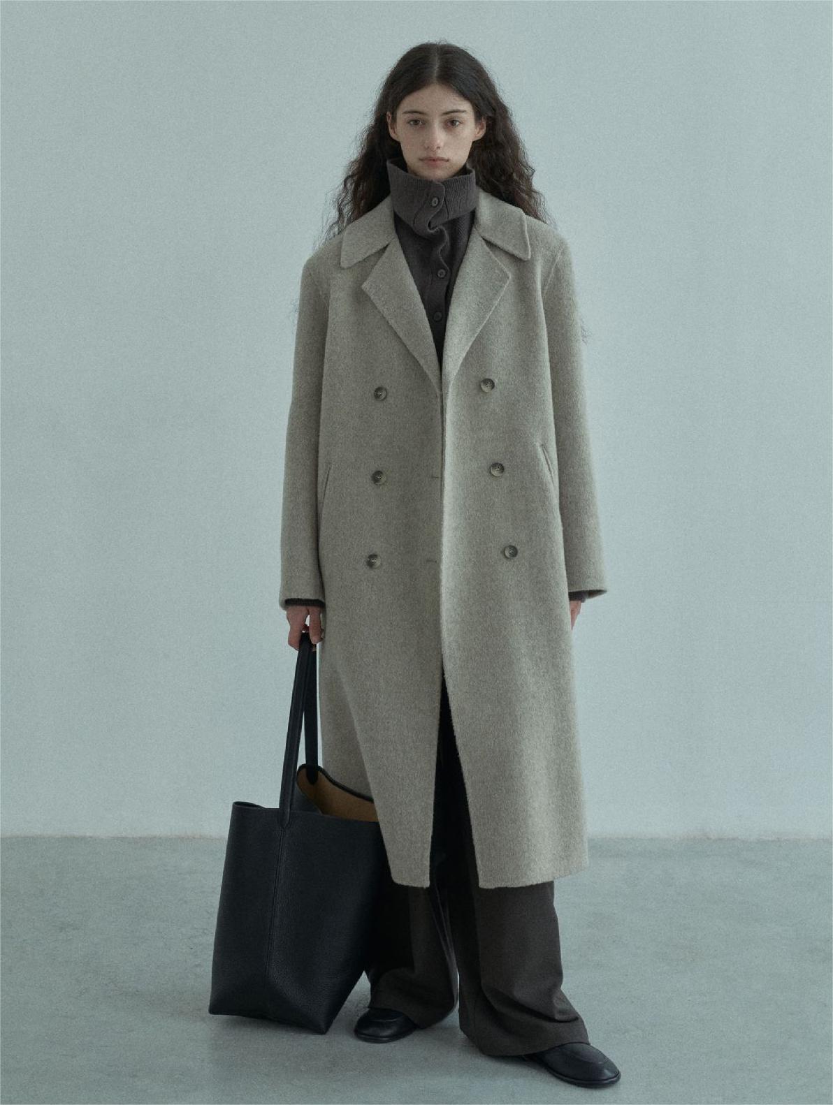 Handmade Lamb Wool Aitana Overcoat