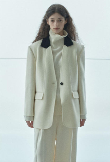 Handmade Lamb Wool Paula Overcoat