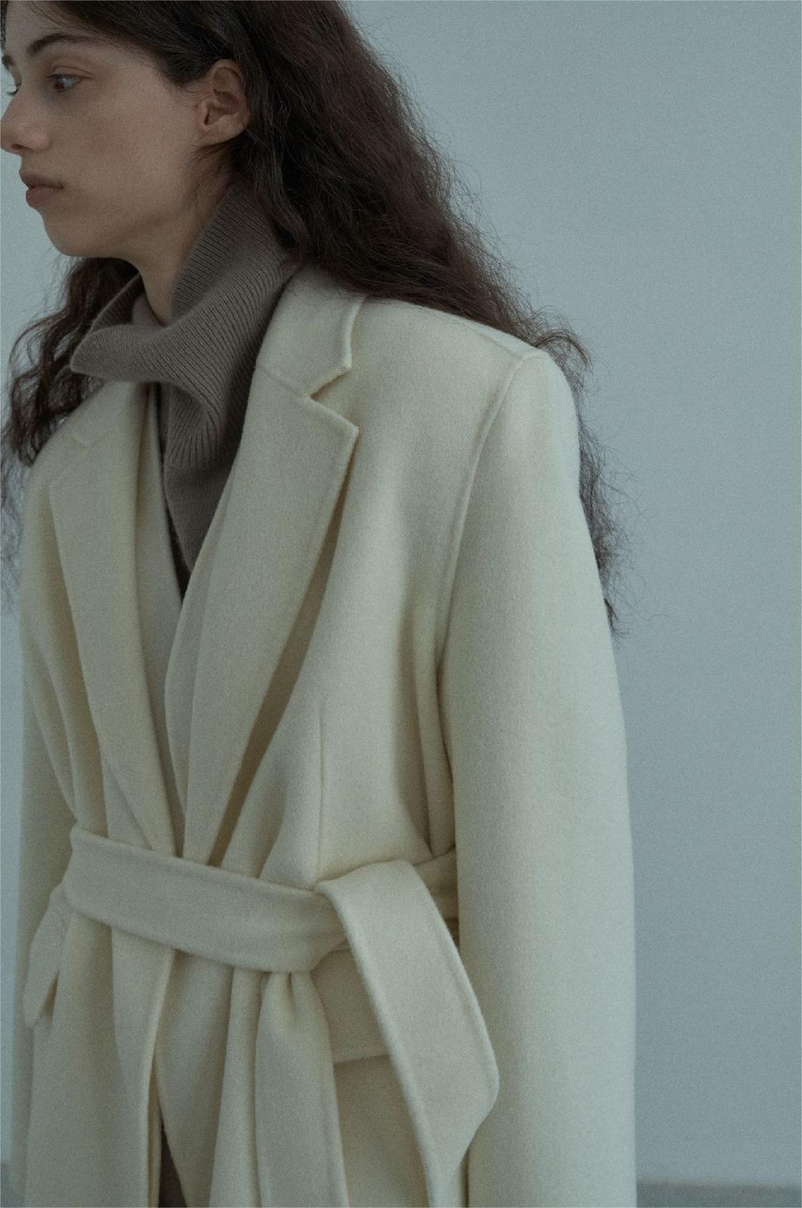 Handmade Lamb Wool Lara Overcoat