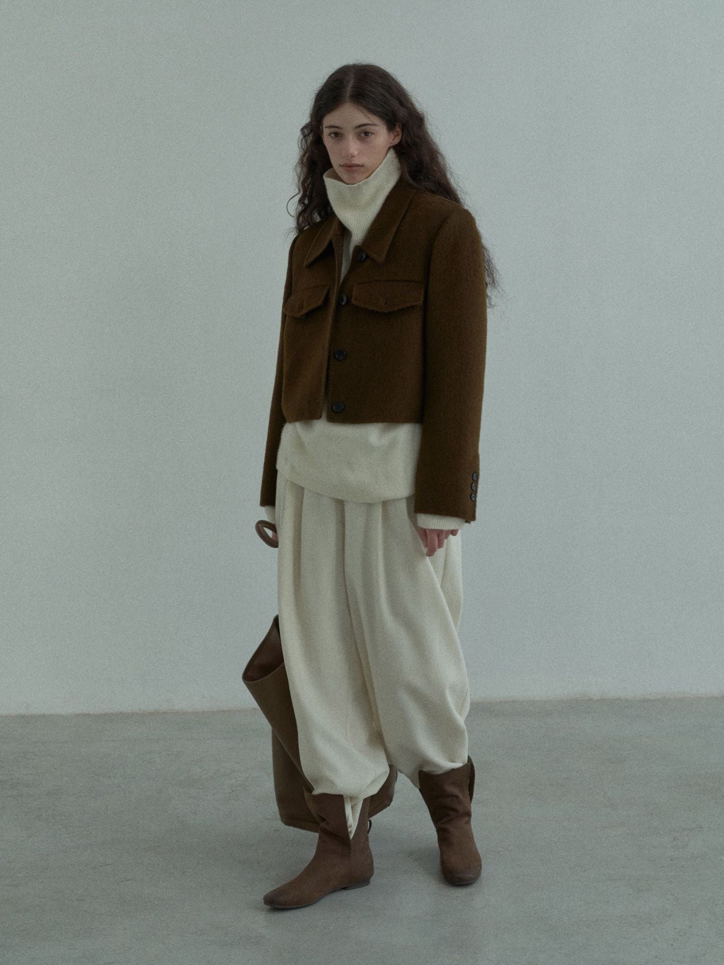 Handmade Lamb Wool Sofía Overcoat