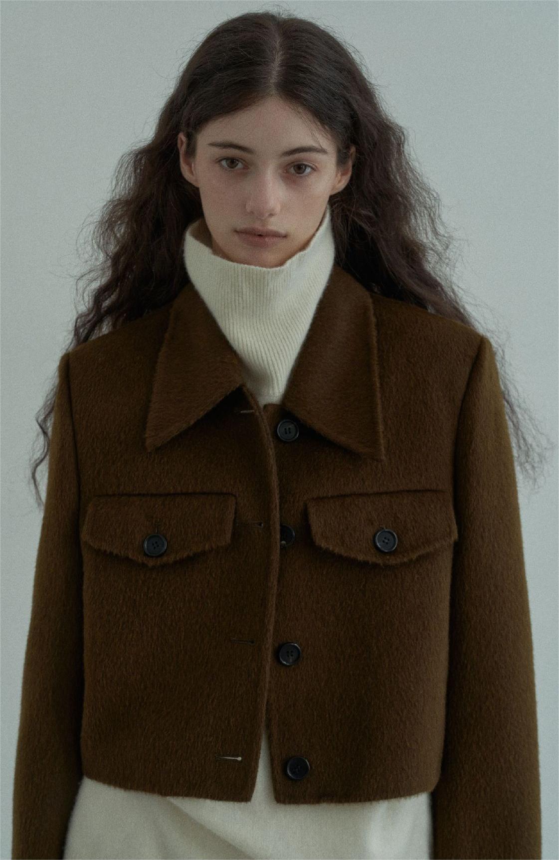 Handmade Lamb Wool Sofía Overcoat