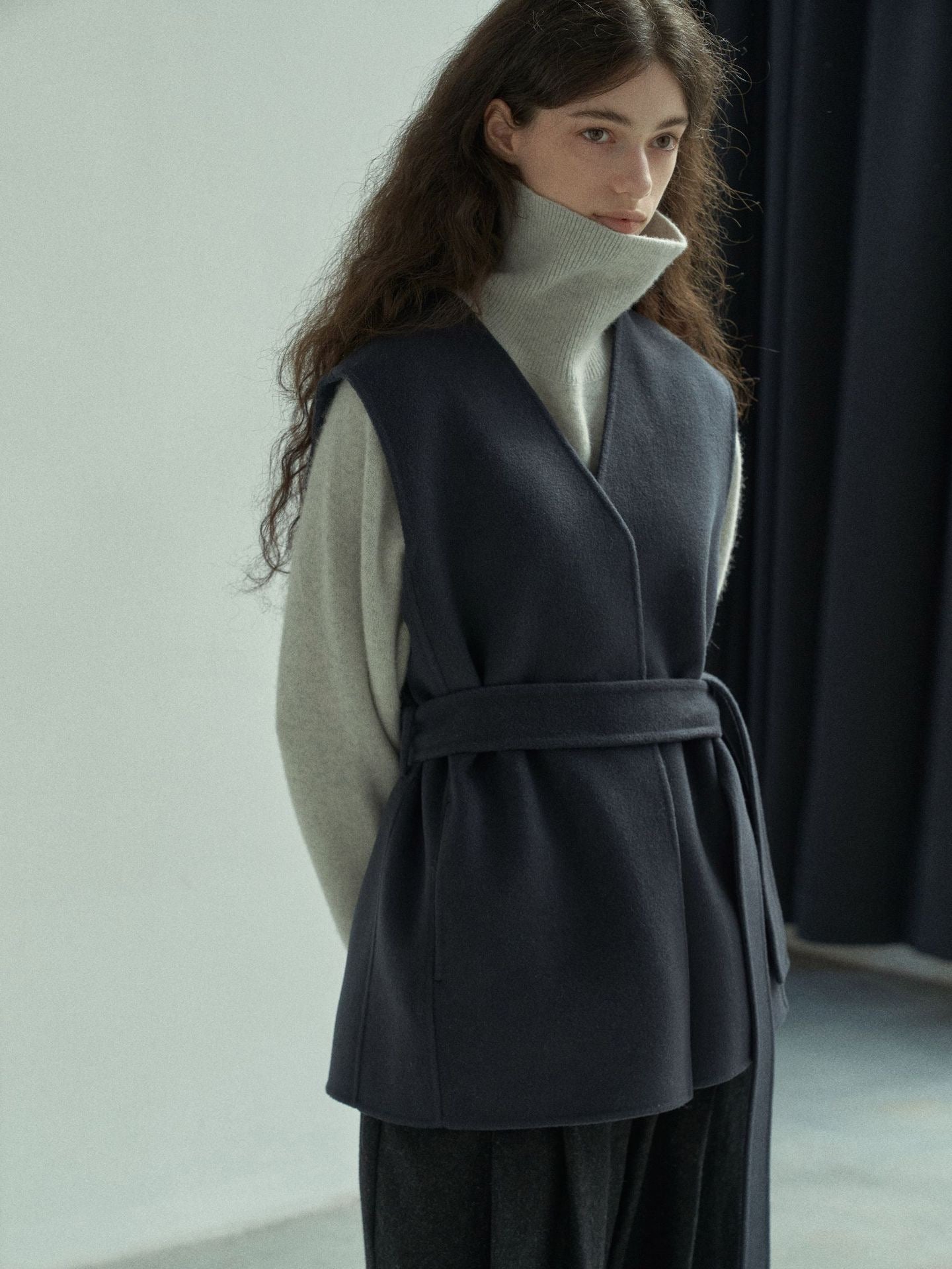 Handmade Lamb Wool Daniela Overcoat