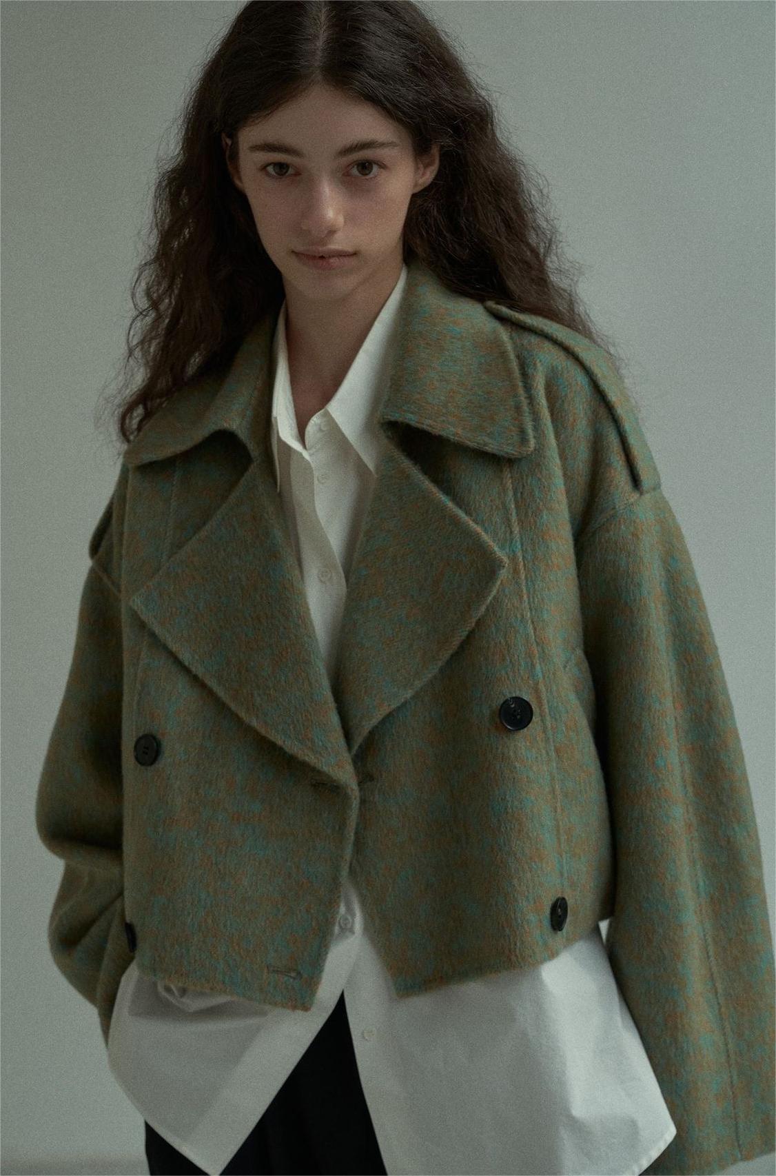 Handmade Lamb Wool Isabella Overcoat