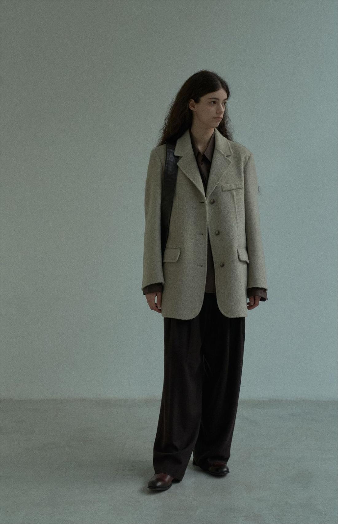 Handmade Lamb Wool Lucía Overcoat