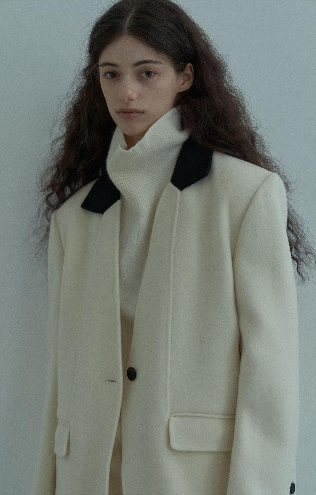 Handmade Lamb Wool Paula Overcoat