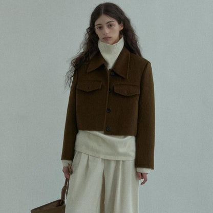 Handmade Lamb Wool Sofía Overcoat